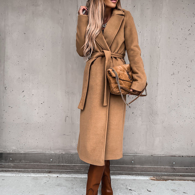 Élégant manteau long pour femme