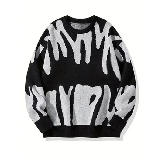 Niels - Pull d'Hiver à Manches Longues pour Hommes