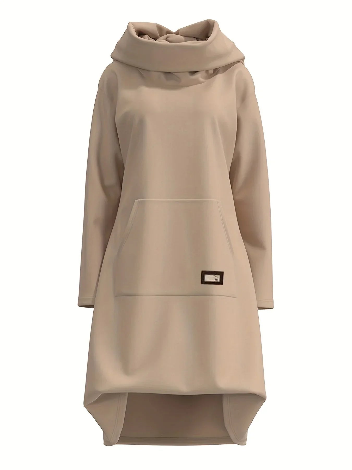 Robe d'hiver ample avec col haut - Projet Paris - Confortable, Chaleur optimale
