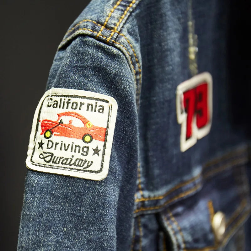 Elio - Veste Vintage Patchwork en Jean - Style et Intemporalité