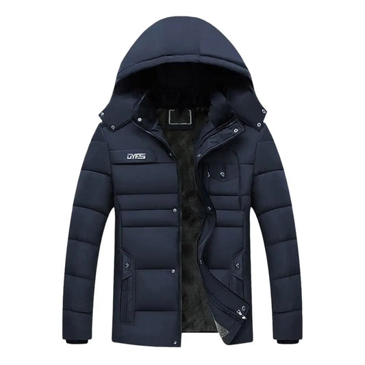 Amadeo | Veste d'Hiver Homme Chaude avec Capuche & Doublure en Polaire