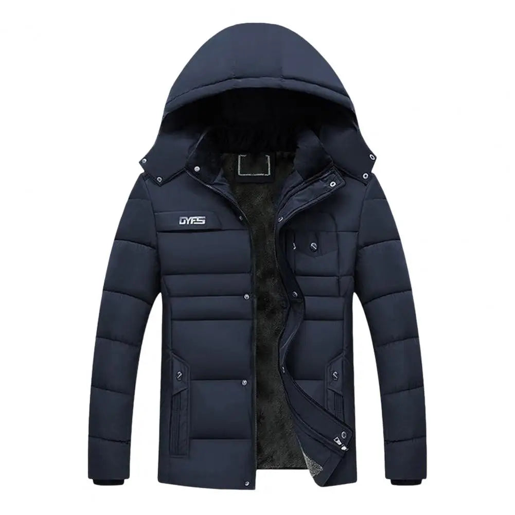 Amadeo | Veste d'Hiver Homme Chaude avec Capuche & Doublure en Polaire