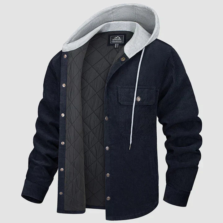 Gideon - Veste doublée matelassée avec capuche