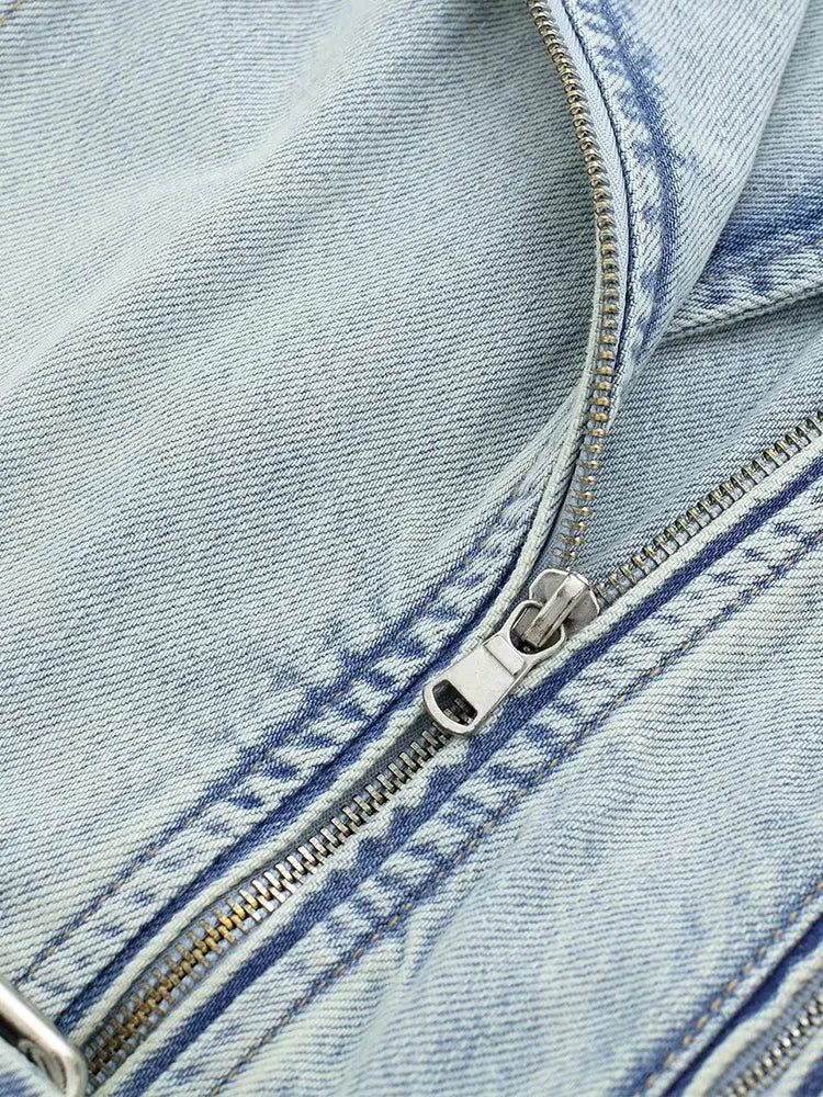 Adriana - Veste Panier Denim Chic
