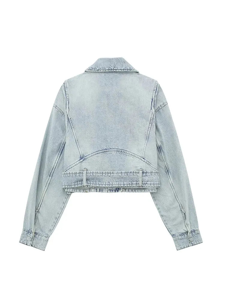 Adriana - Veste Panier Denim Chic