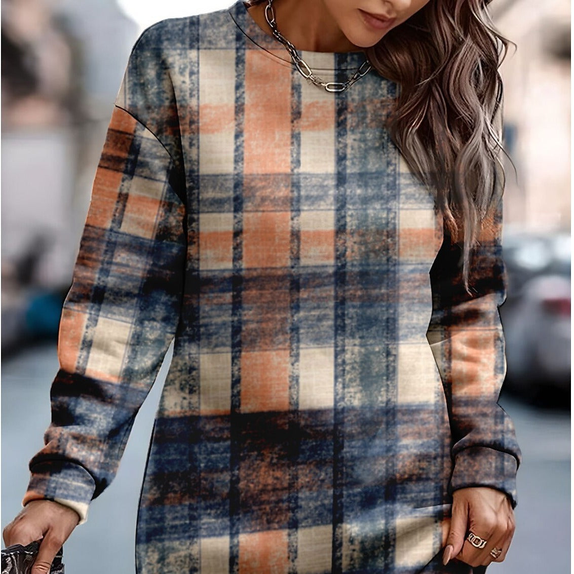 Robe en tricot patchwork confortable - Unique - Projet Paris - Douce et originale