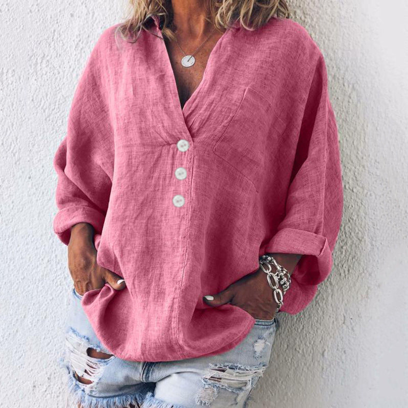 Grâce | Pull élégant en coton et lin