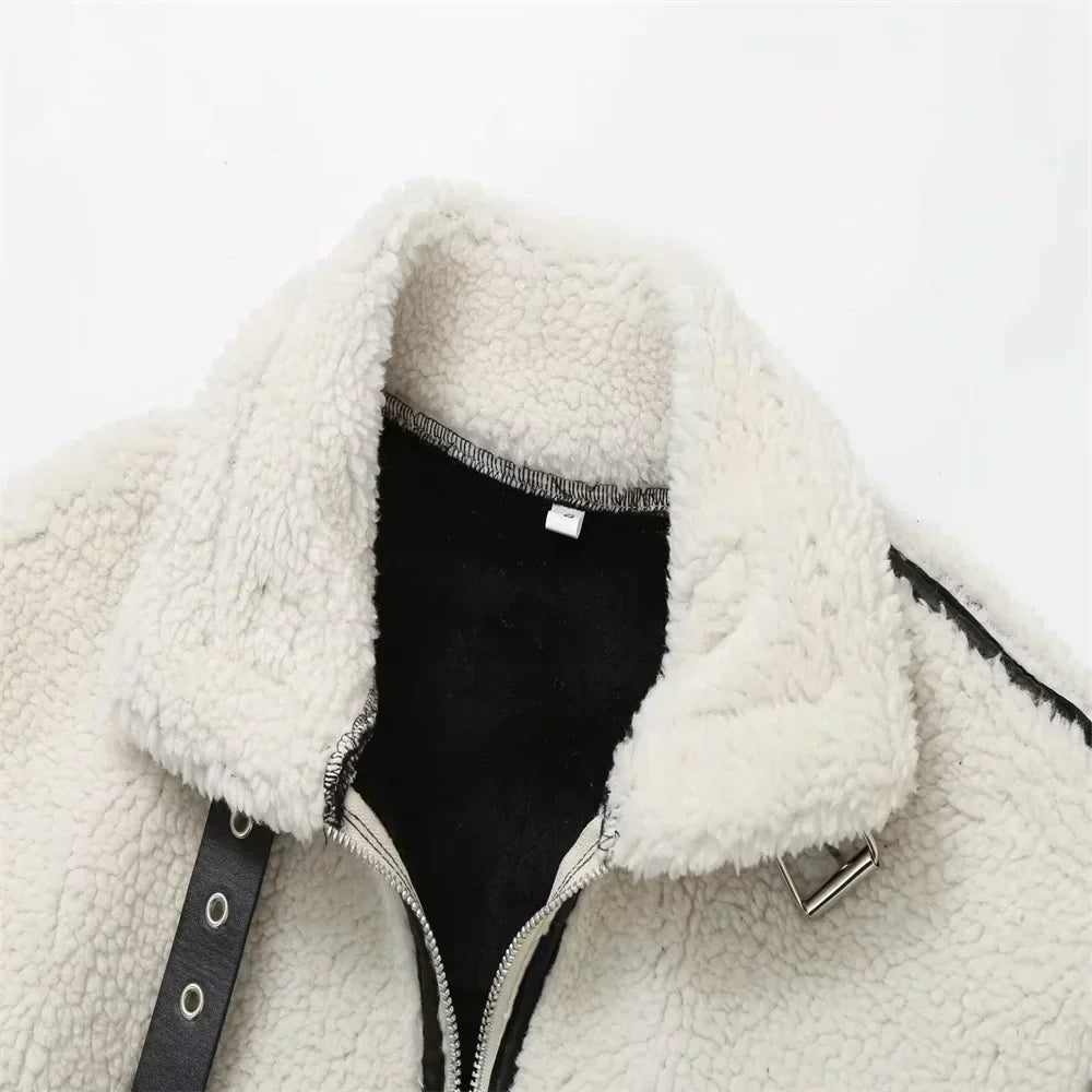 Jimena - Manteau de fourrure chaud et décontracté