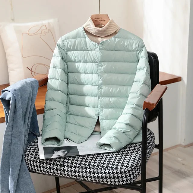 Louise |  Doudoune d'automne en duvet de canard
