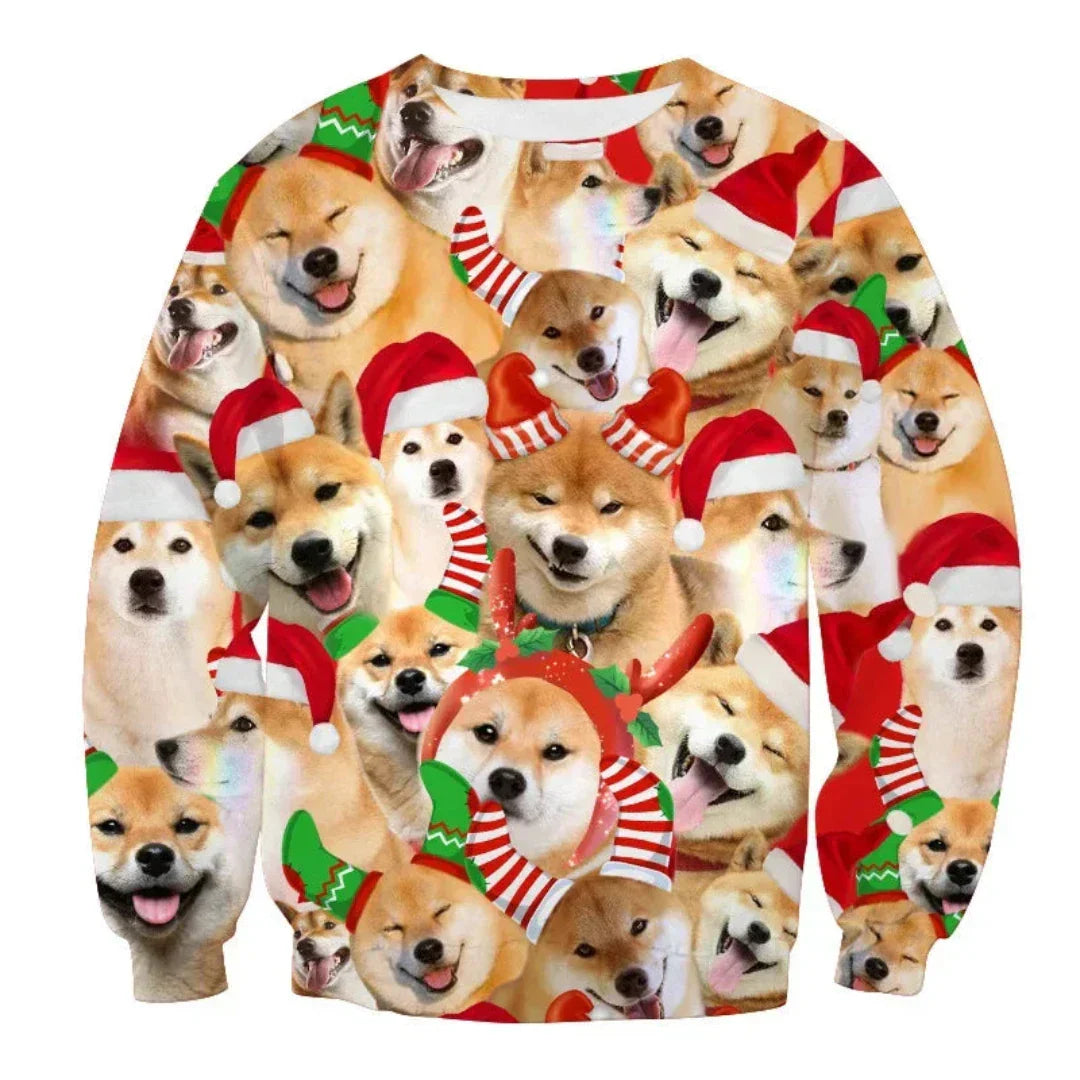 Jack - Pull de Noël chaud à manches longues pour hommes