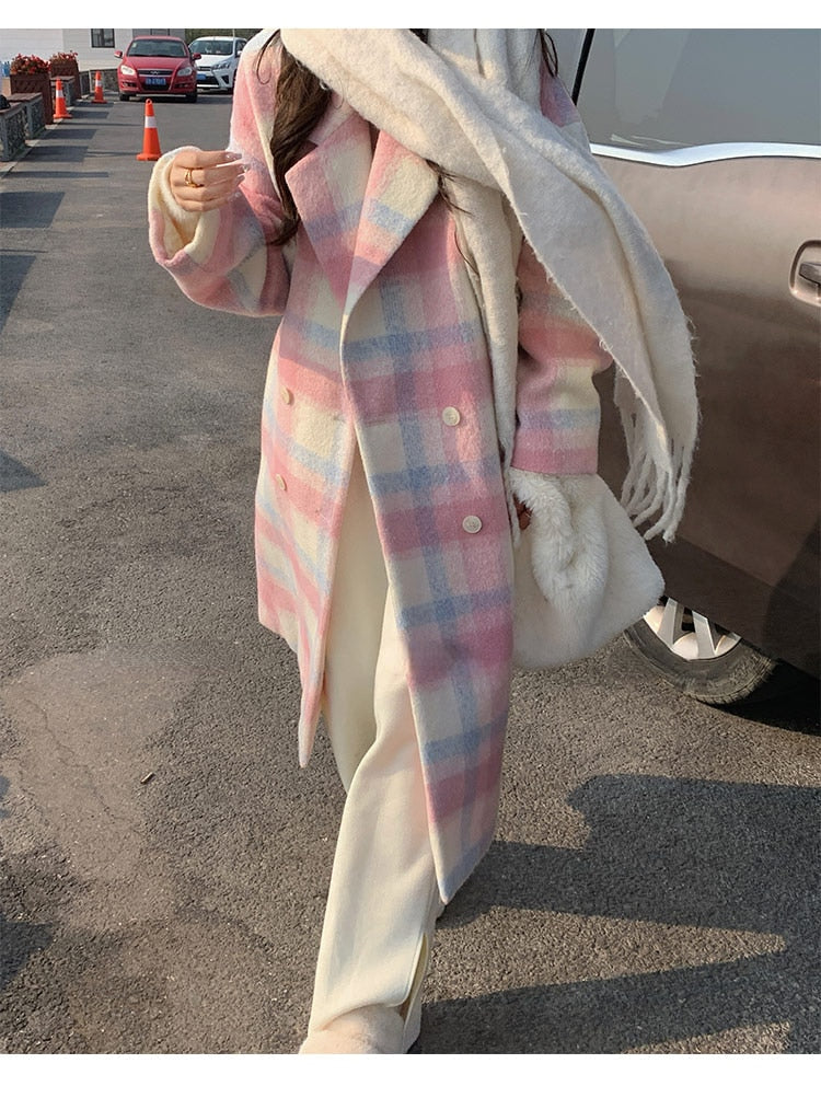 Manteau d'hiver en laine Fleur - Un design élégant