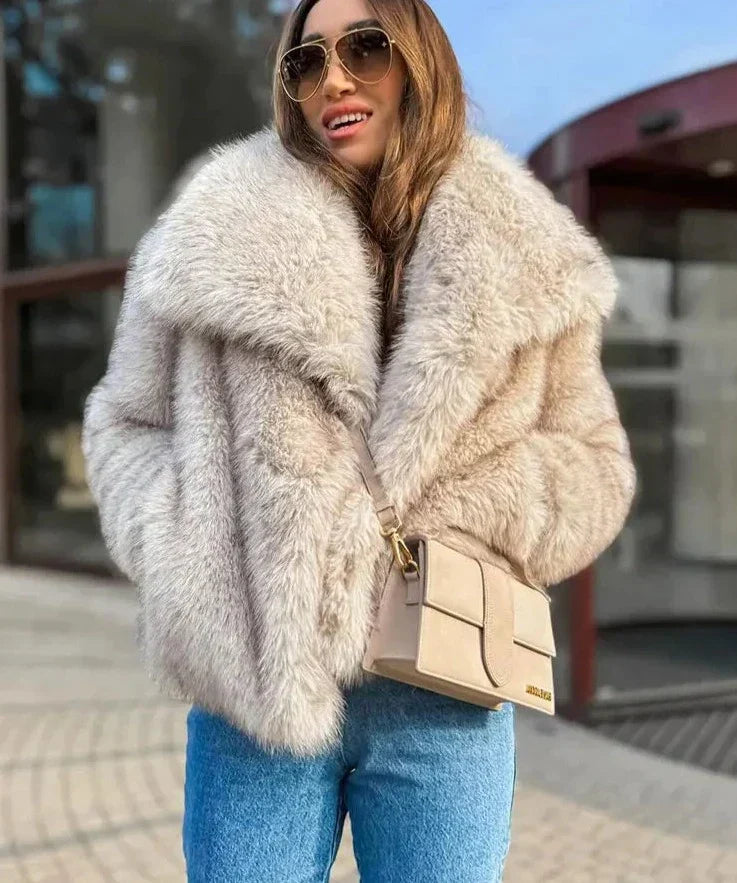 Emiliana - Manteau de fourrure streetwear stylé