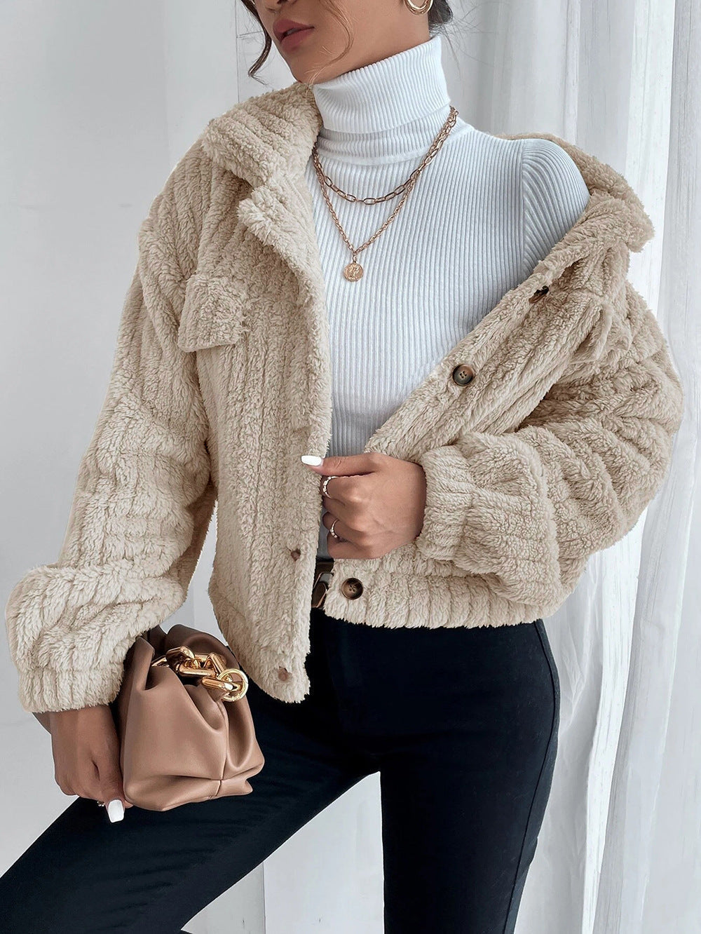 Veste chaude et confortable pour femme