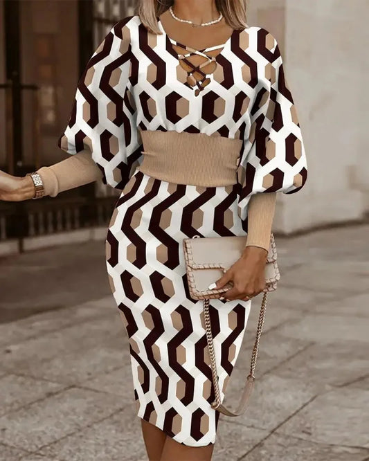 Robe midi élégante pour femmes - Projet Paris - Chic et intemporelle - Un choix parfait pour chaque occasion