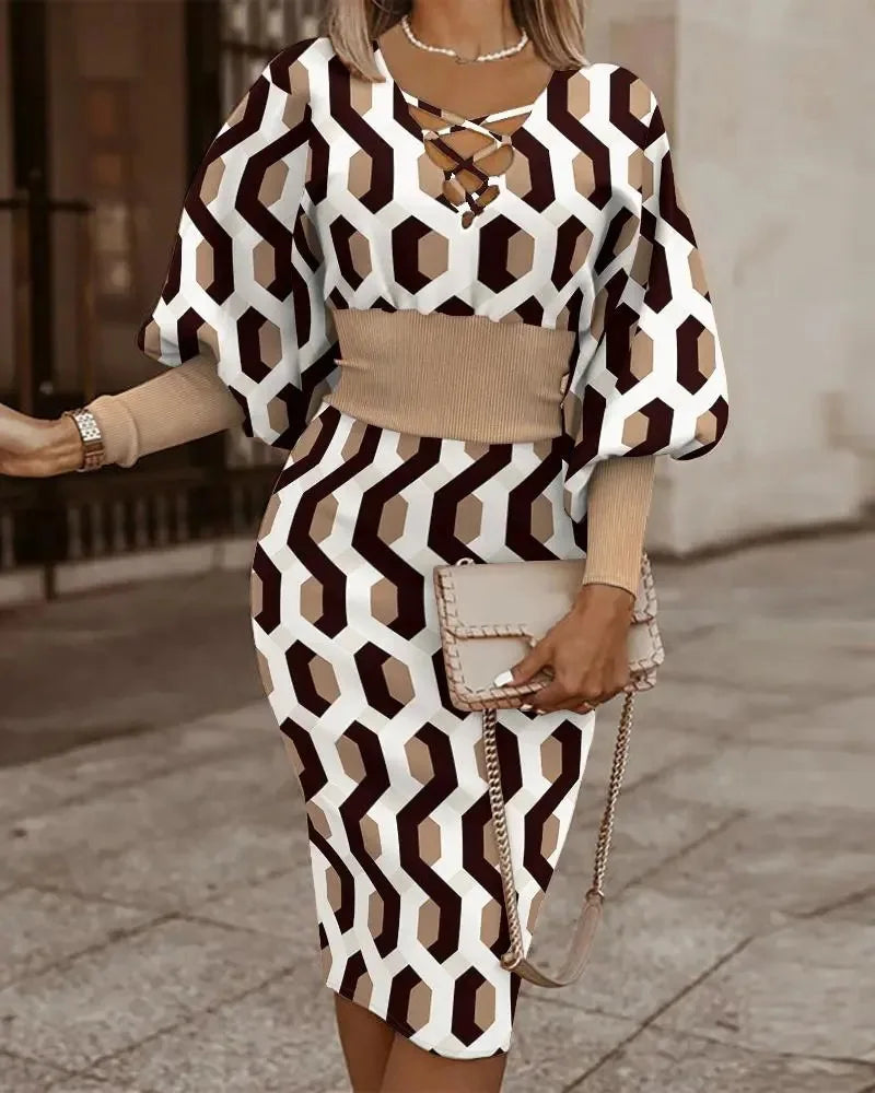 Robe midi élégante pour femmes - Projet Paris - Chic et intemporelle - Un choix parfait pour chaque occasion