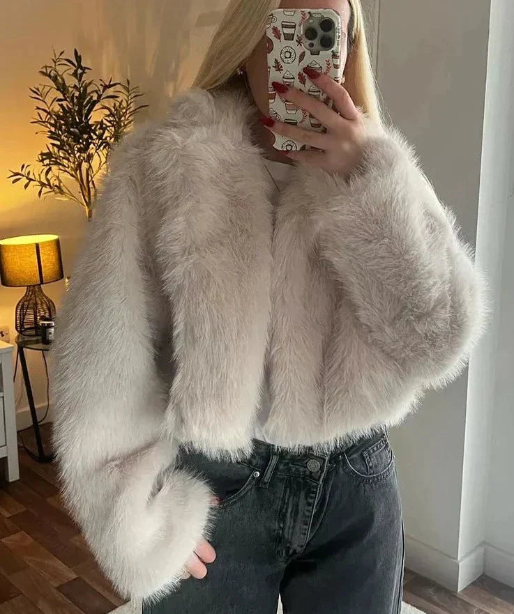 Emiliana - Manteau de fourrure streetwear stylé