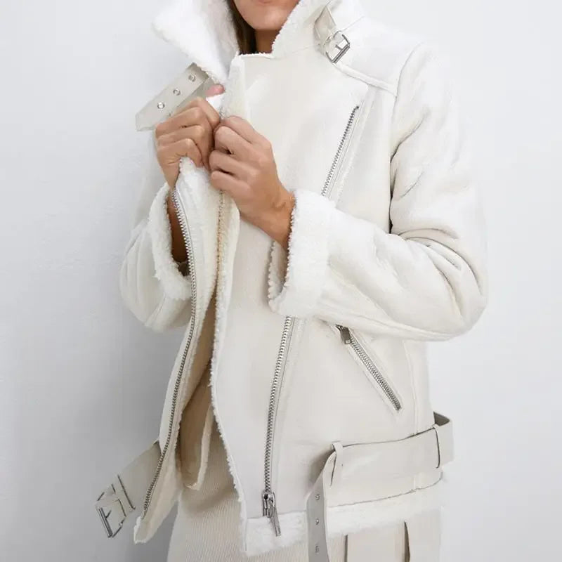Nordiva - Veste chaude en similicuir