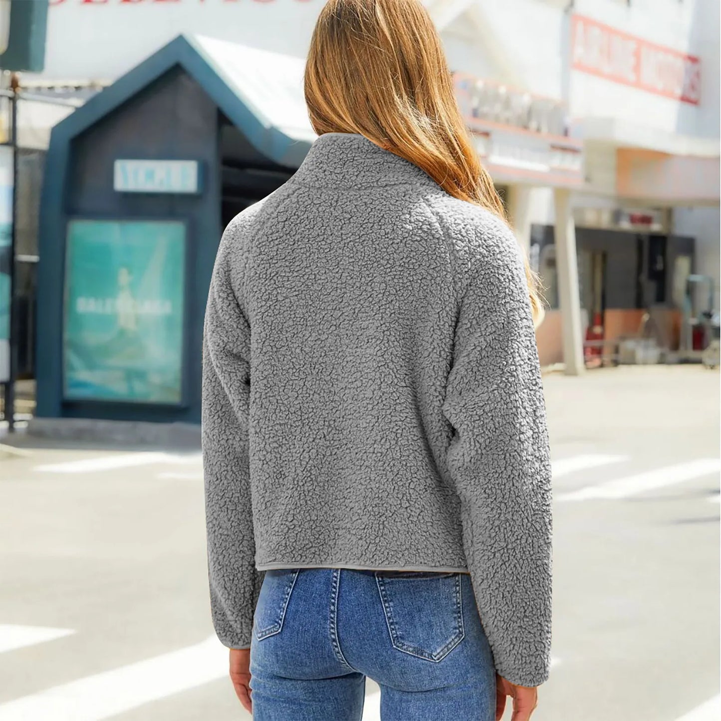 Veste bombardier confortable pour femme