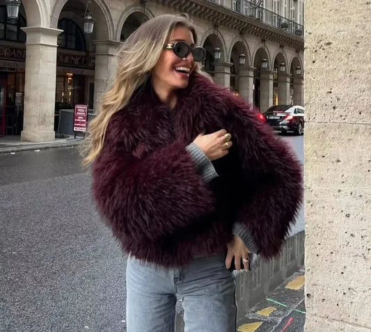 Madalyn - Veste Chic Fluffy