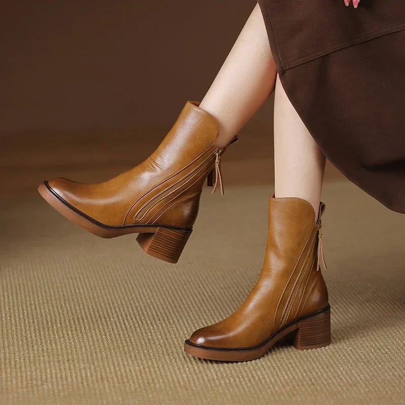 Maria | Bottines en cuir premium