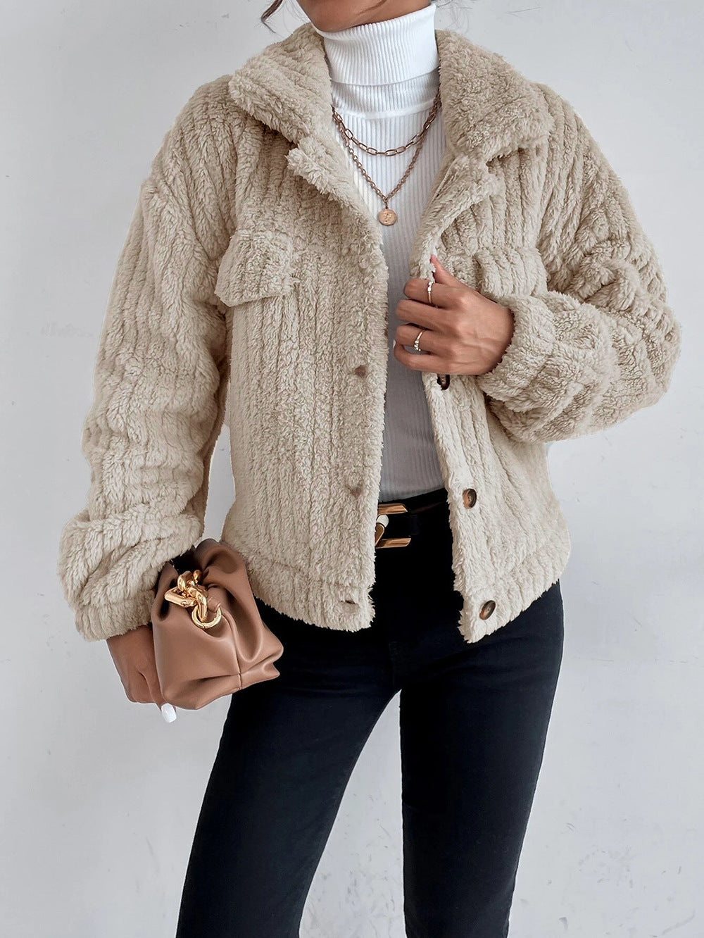 Veste chaude et confortable pour femme