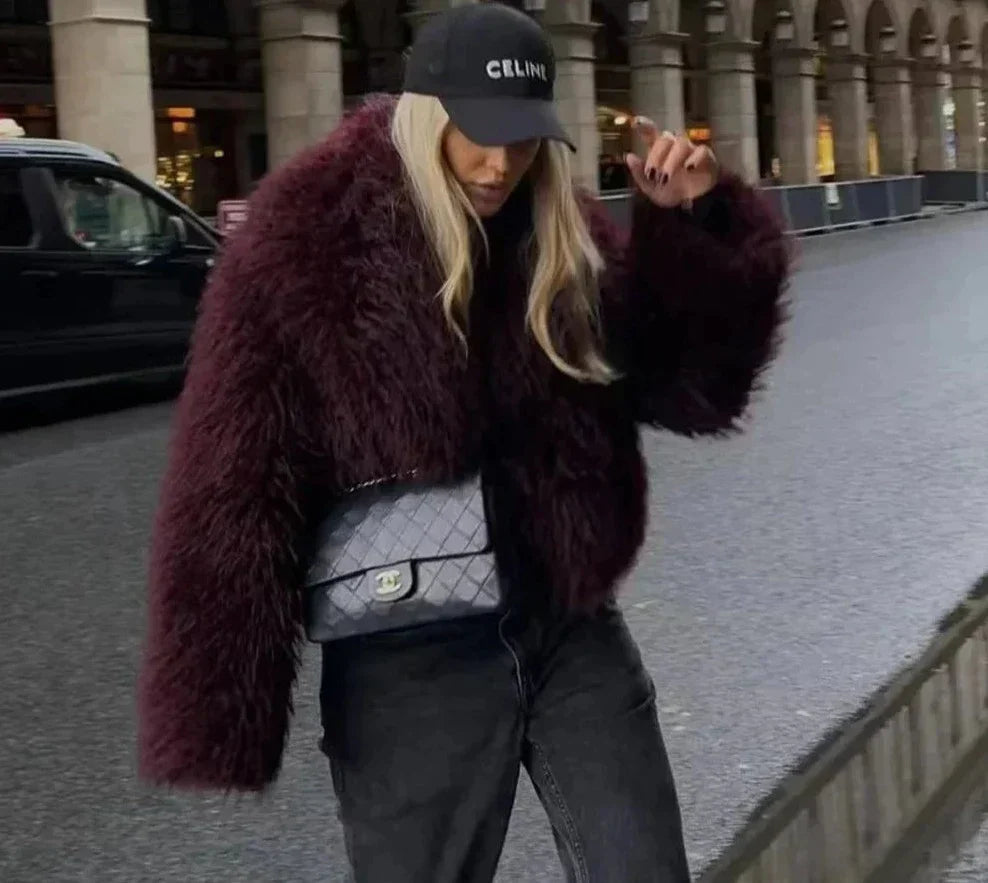 Madalyn - Veste Chic Fluffy