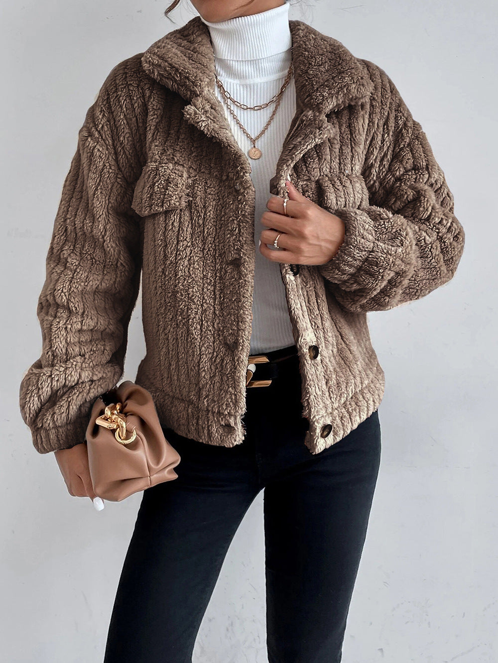 Veste chaude et confortable pour femme
