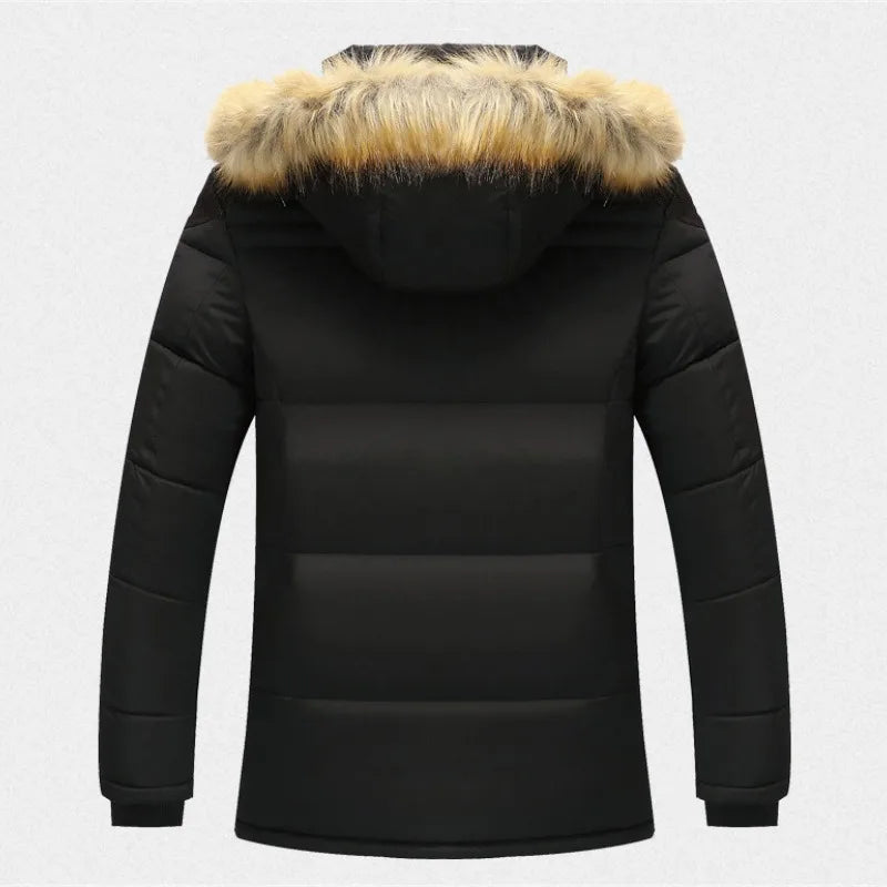 Veste à capuche chaude et matelassée pour femmes