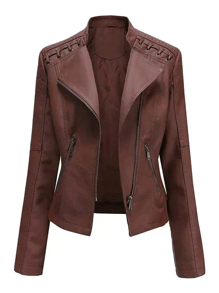 Veste de biker à la mode