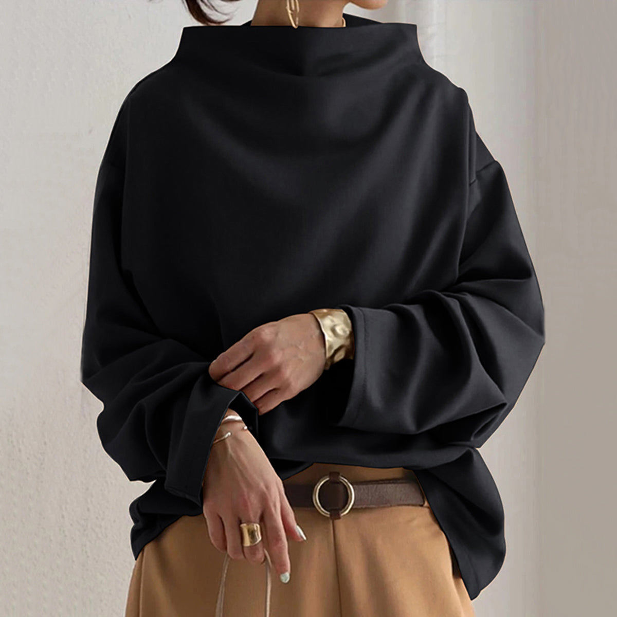 Amber | Pull Col Montant
