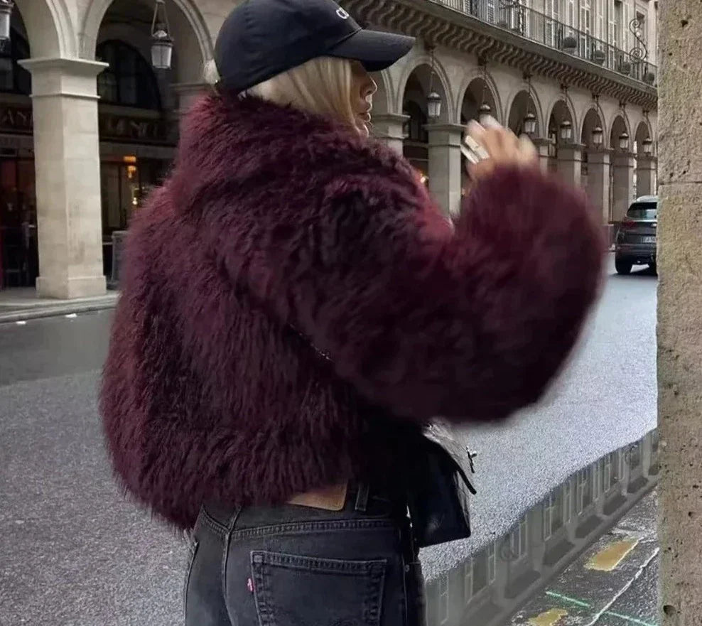 Madalyn - Veste Chic Fluffy