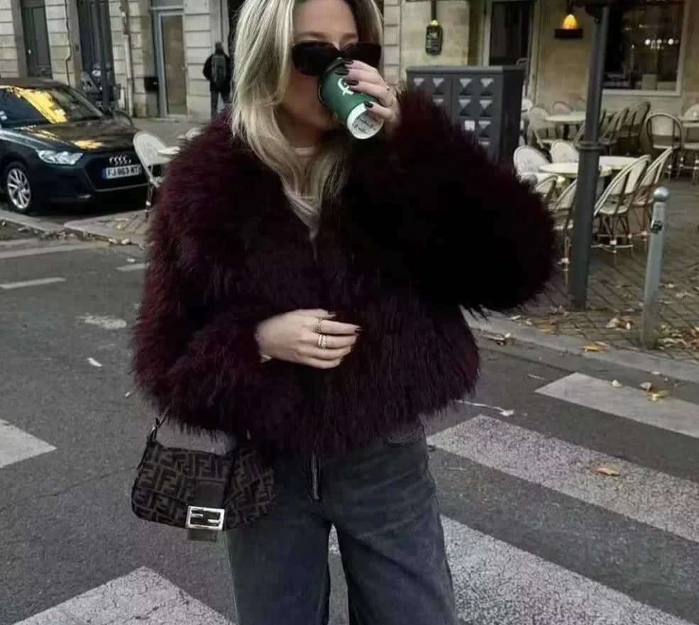 Madalyn - Veste Chic Fluffy