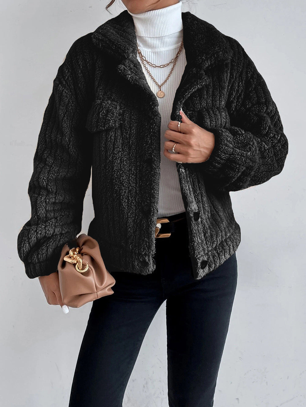 Veste chaude et confortable pour femme