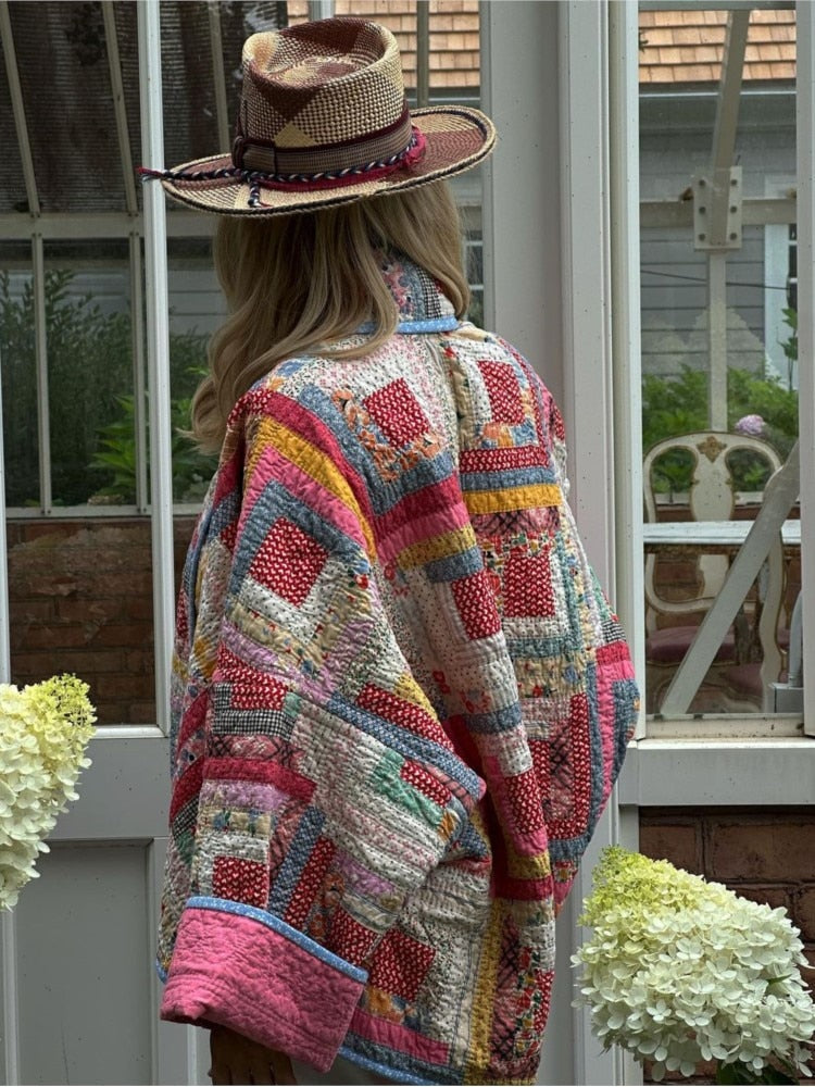 Beatriz - veste matelassée en patchwork décontractée