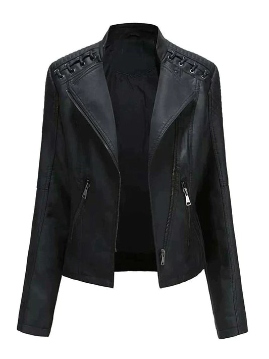 Veste de biker à la mode