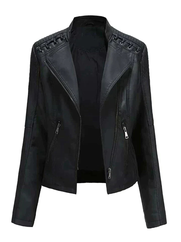 Veste de biker à la mode