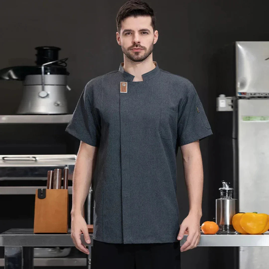 Emanuel - Uniform Culinaire Confortable pour Homme - Vêtement de Travail