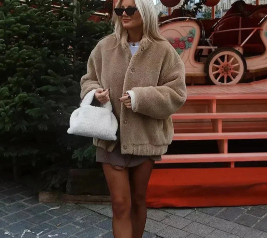 Amber - Veste Vintage Teddy