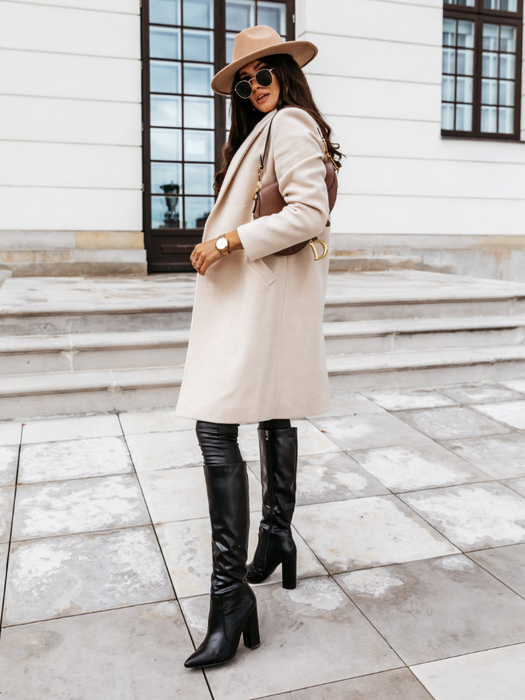 Minerdy | Manteau long élégant à bouton pour femme