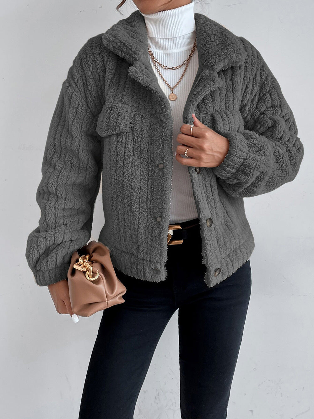 Veste chaude et confortable pour femme