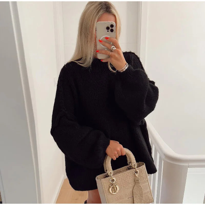 Amélie - Pull en maille douce grande taille pour femme