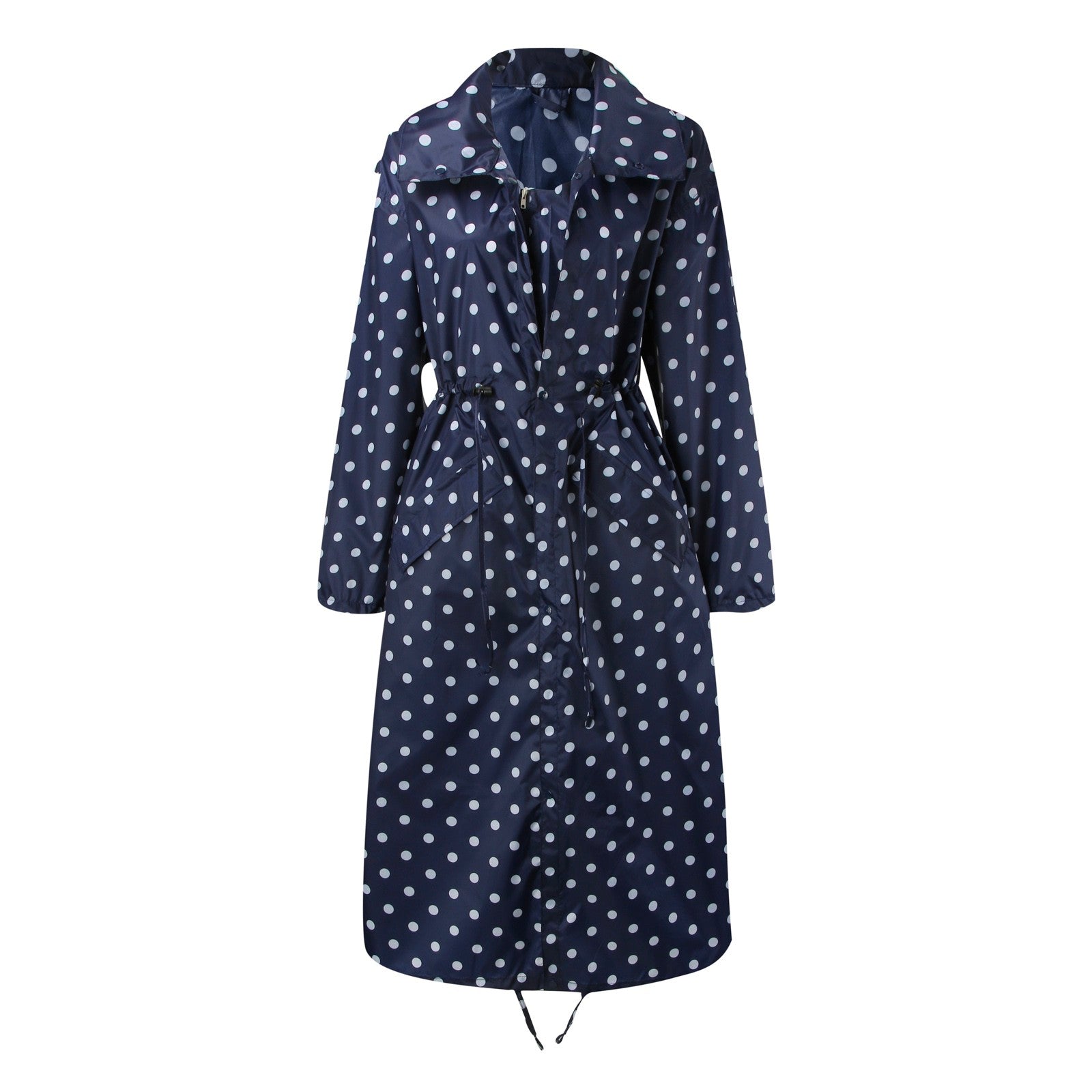 Mackintosh élégant avec cordon de serrage à la taille