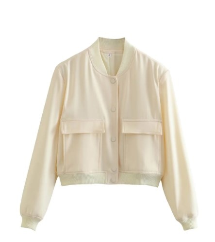 Veste bombardier beige