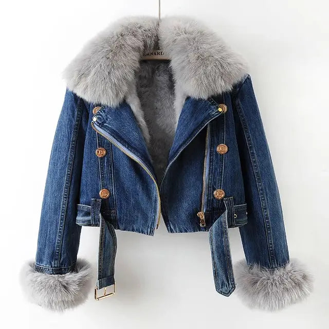 Marline - Veste chaude en denim