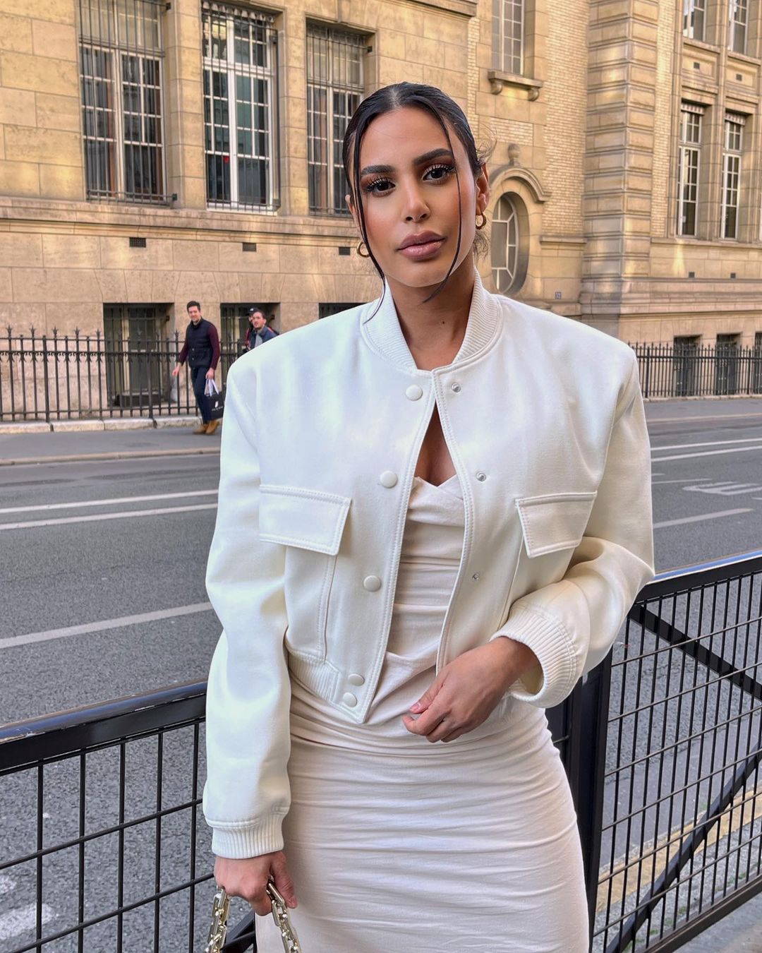 Veste bombardier beige
