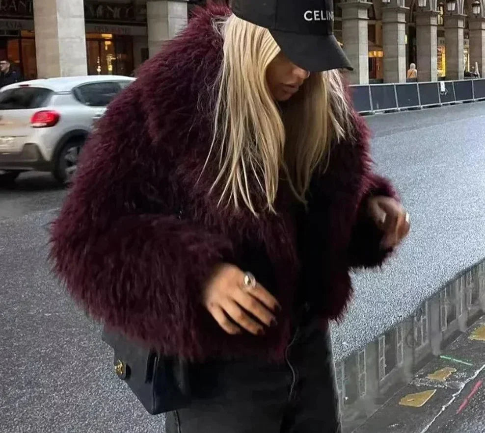Madalyn - Veste Chic Fluffy