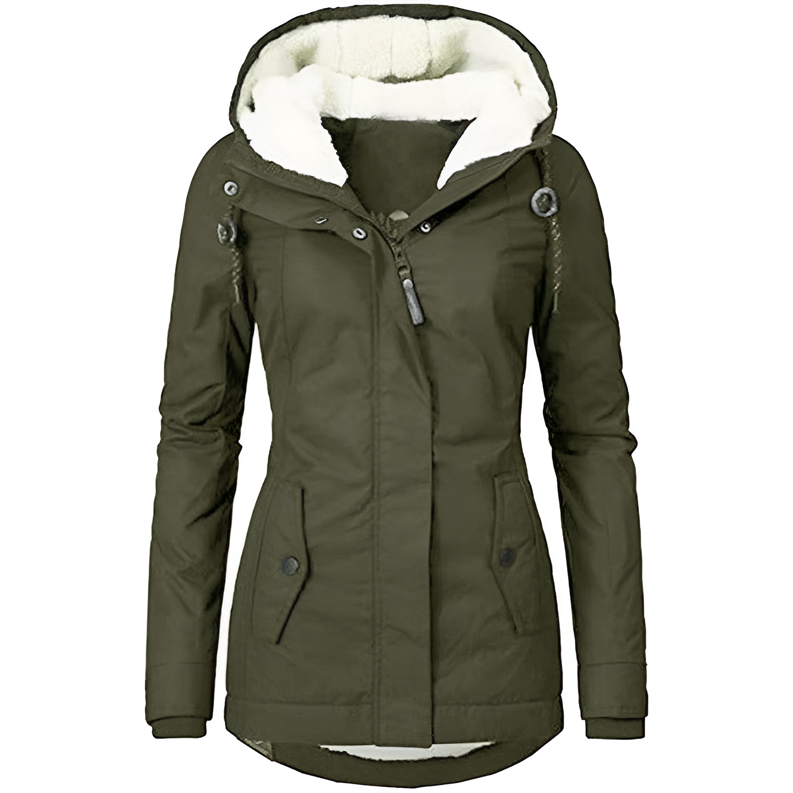 Manteau d'hiver rayonnant pour femmes