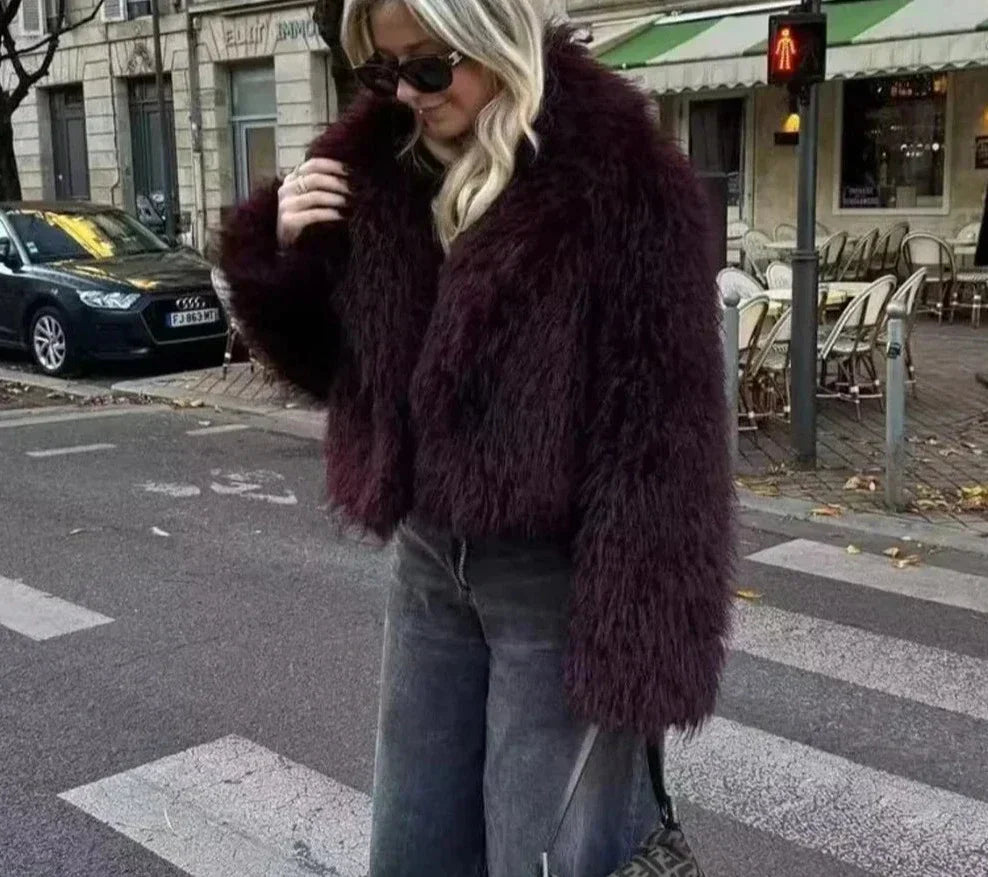 Madalyn - Veste Chic Fluffy