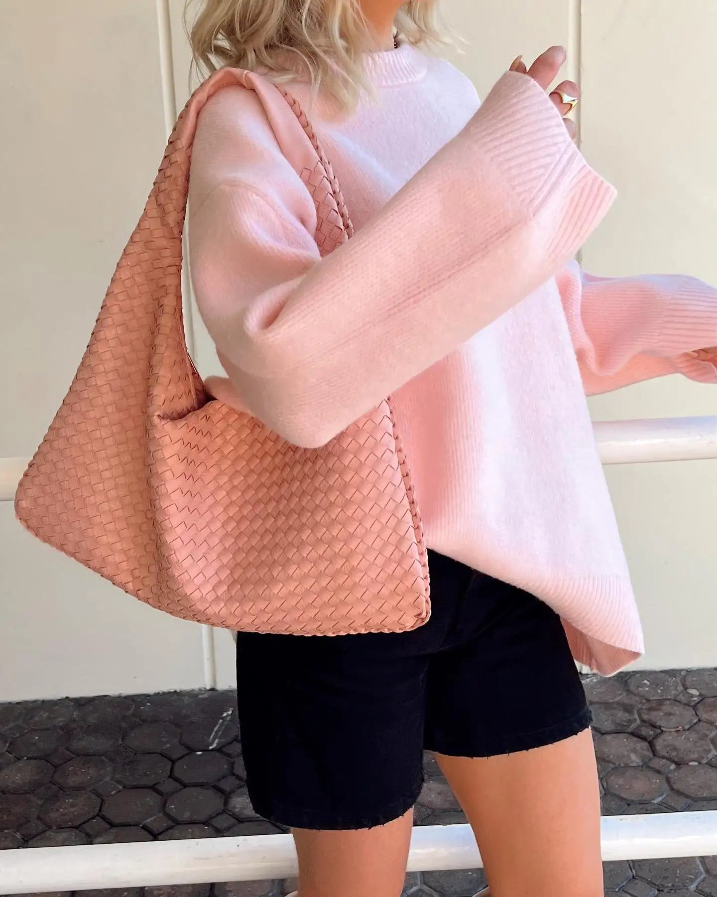 Clarisse - Pull rose confortable