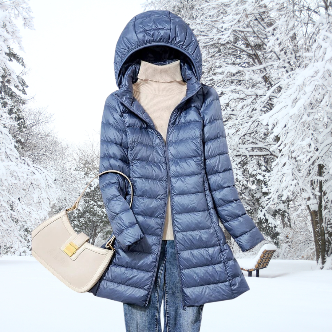 Parka longue rembourrée pour femmes